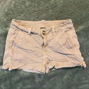 american eagle tan shorts (size: 00)
*worn once* 
listing price 35